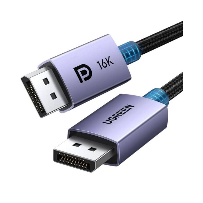 UGREEN 16K DisplayPort 2.1 Cable 40Gbps 8K 240Hz 4K 240Hz HDR 2M
