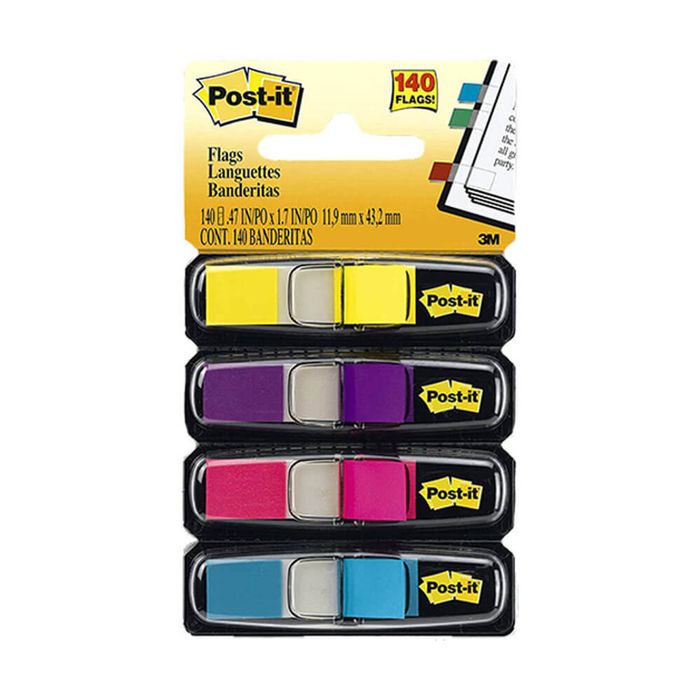 Post-it Flags (4pk) (Bright Colours)