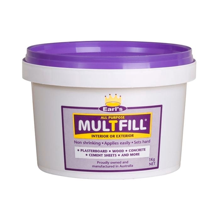 Earls Mul-T-Fill Interior/Exterior Filler White - 1L