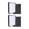 2pcs iDeer Life FY3432/10 Active Carbon & 2pcs HEPA Filter, Compatible with Philips NanoProtect 3000 and 3000i Air Purifiers