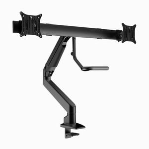 Desky Dual Bar Monitor Arm - Black
