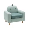 Costway Kids Sofa Wood Children Armrest Chair Green
