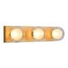 Vencha Hilton 3-Light Hollywood Wall Light - Gold