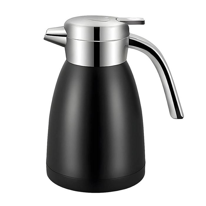 SOGA 2.2L Black Stainless Steel Insulated Vacuum Flask & Thermal Water Bottle Jug