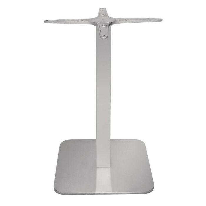 Bolero Table Base Stainless Steel Square Commercial Hospitality Furniture