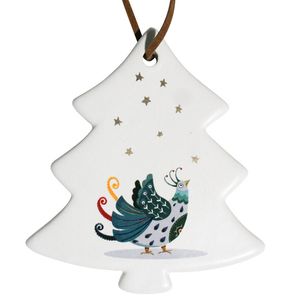LVD Hang Tree Christmas Dove Decorative Sculpture Ornament Home/Lounge Decor