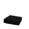 2 Pack - Luxury Egyptian Cotton Guest Towel 30x50cm - Black