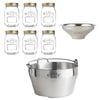 Kilner Preserving Set |  Funnel + Jam Pan + 6 x Preserve Jars 500ml