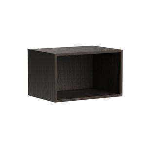 Kaboodle 400-499mm Truffle Oak Customisable Deep Slimline Open Shelf