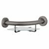 evekare Gunmetal Grab Rail With Corner Shelf