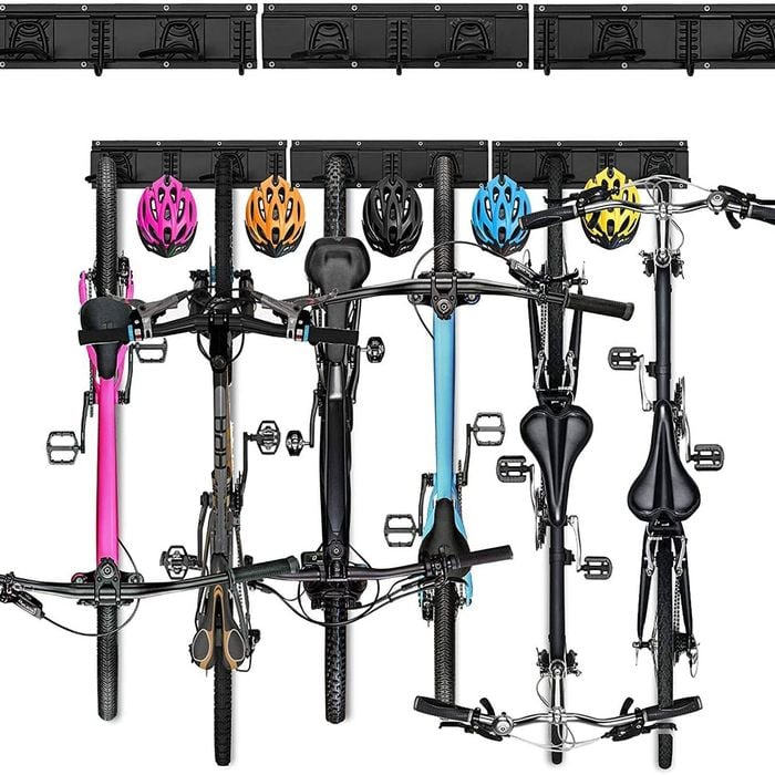Bike Storage Rack Wall Mount Garage Vertical Bike Hanger Rack for 6 Bikes