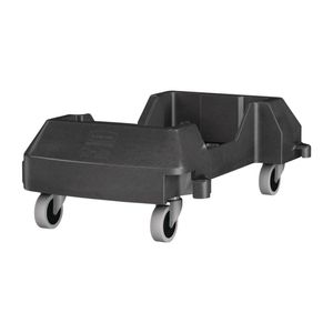 Rubbermaid Slim Jim Interlocking Bin Dolly Resin Black 60.7cm X 37.3cm X 21.3cm