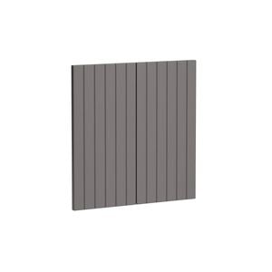 Kaboodle 600mm Smoked Grey V-Groove Rangehood Doors - 2 Pack