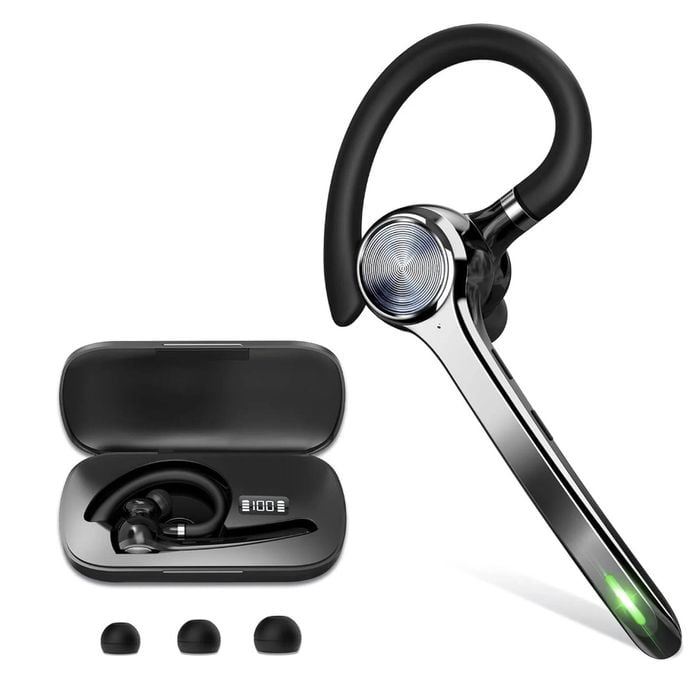 ZLOS Noise-Canceling Bluetooth Headset with Charging Case