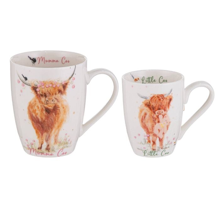 Ashdene Mini Me Mumma & Little Coo 2 Piece Mug Gift Set