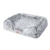 Pawz Memory Foam Pet Claming Bed Orthopedic Sofa Medium Grey