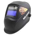 Weldsafe Black Fixed Shade Silver Series Helmet