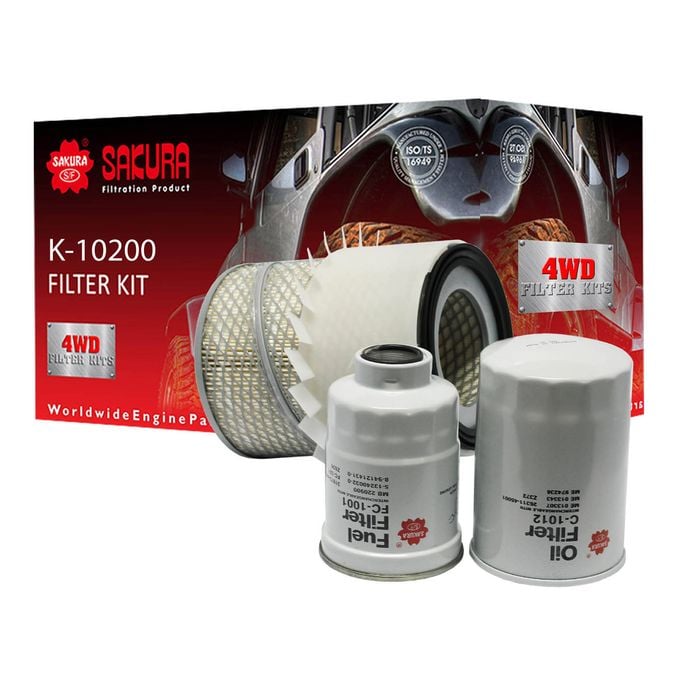 K-10200 Sakura 4WD filter kit -suits Mitsubishi Triton Mk 4M40T