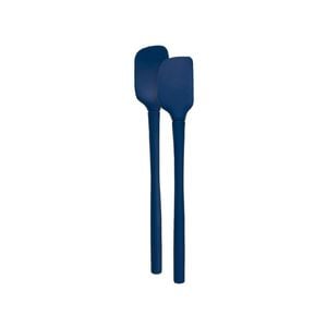 Tovolo Flex Core Silicone Mini Spatula and Spoonula Set - Deep Indigo