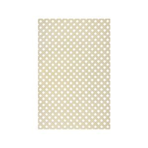 Jack Matrix 1800 x 1200mm Smooth Cream Plastic Woven Lattice