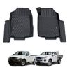 AUSGO Car Floor Mats for Holden Colorado Single / Extra Cab RG Series 2012-2020 All-Weather Floor Liners