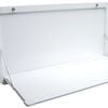 Lifestyle Table 502x943mm White Folding Caravan Table, Camper Trailer, Rv Picnic