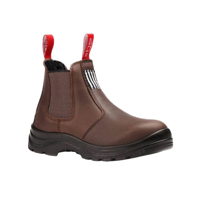 she wear Size 10/41 Brown Inspires Womens Safety Workboots