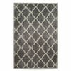 Serene 160 x 230cm Grey Lattice Rug