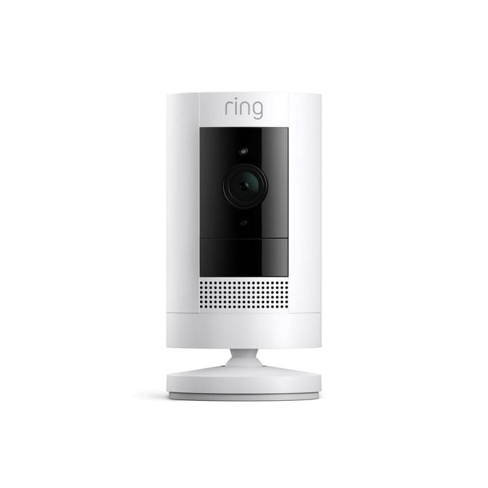Ring White Battery Stick Up Cam