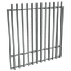 ProtectorAl 1201-1500W x 1500H Monument Aluminium Batten Garden Gate