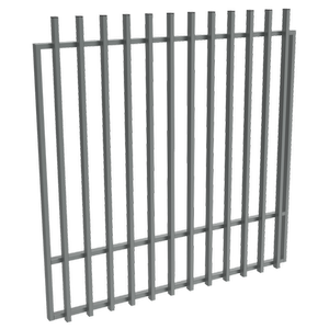 ProtectorAl 1201-1500W x 1500H Monument Aluminium Batten Garden Gate