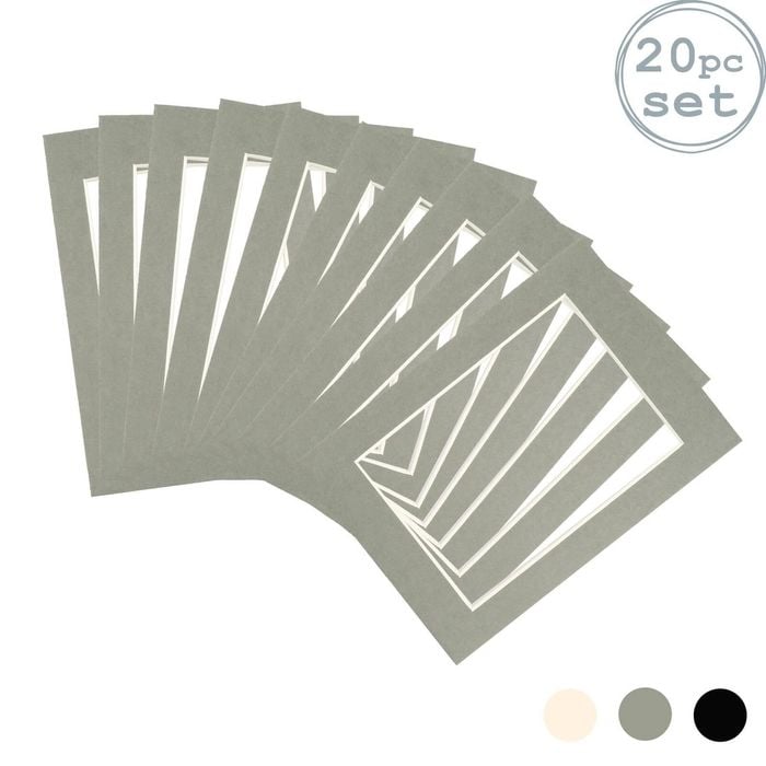 20x Picture Photo Mounts - To Fit Frame Size 5 x 7" for Image Size 4 x 6"