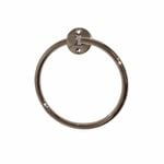 Barelli Chrome Steel Bella Screw-On Towel Ring