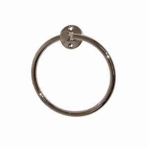 Barelli Chrome Steel Bella Screw-On Towel Ring