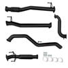Ignite Exhausts Turbo Back For Isuzu D-max 3l 3" No Cat With Hotdog Black Aluminised Steel