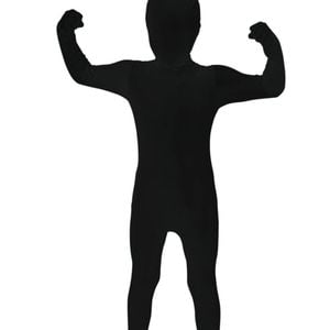 Full Body Boys Black Morphsuit Costume - Large