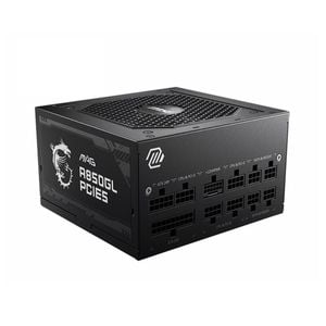 Msi Mag A850gl Pcie5 850w Up To 90% (80 Plus Gold) Atx Power Supply Unit, Pfc, 100~240 Vac, 850w, 47-63hz, Pci-e, Sata, Fdd