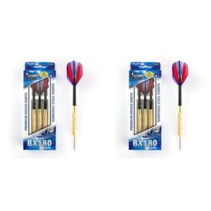 2x 12pc Formula Sports BX180 Premium 21g Brass Darts Steel Tip