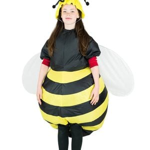 Inflatable Novelty Striped Bumble Bee Kids Costume - One Size