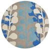 Handmade Modern Circular Rugs-Decotex 6377-Blue Multi-100x100cm
