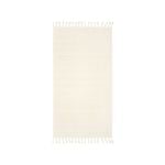 Bambury Ultra soft Durable Santorini Beach Towel Ivory 90 x 170cm Cotton Woven