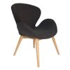 SK Designer Living | Replica Arne Jacobsen Swan Chair | Dark Grey Fabric | Natural Legs