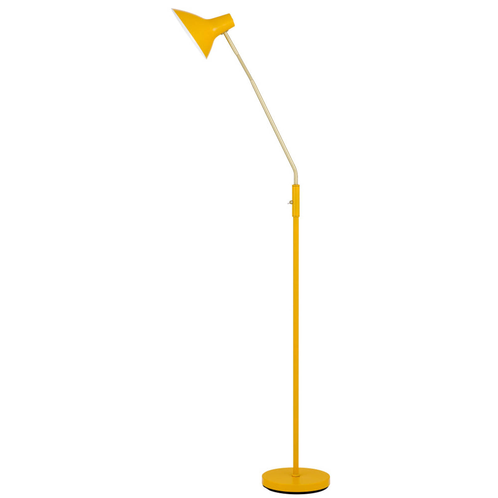 Telbix Farbon Contemporary Standing Floor Lamp Light Metal Yellow Brass Matt product image