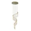 Eli & Co. Lighting Kaia 30-Head Crystal Spiral Staircase Chandelier – 3CCT Foyer Ceiling Light