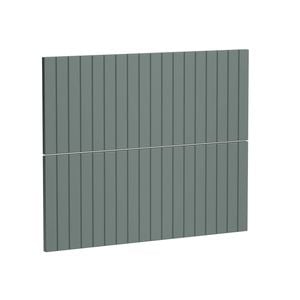 Kaboodle 600mm Smoked Grey V-Groove 3 Drawer Panels