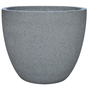 Northcote Pottery 55 x 46cm XL Grey Terrazzo Egg Pot