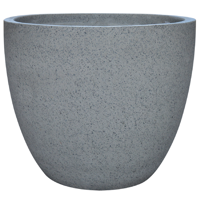 Northcote Pottery 55 x 46cm XL Grey Terrazzo Egg Pot