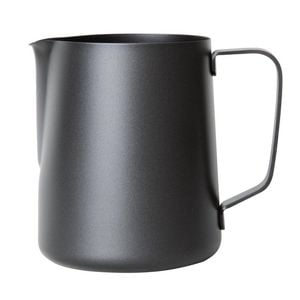 Olympia Milk Frothing Jug Non-stick Black 900ml Barista Coffee Steaming Pitcher