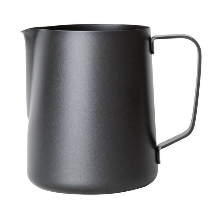 Olympia Milk Frothing Jug Non-stick Black 900ml Barista Coffee Steaming Pitcher