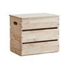 Natural Signature Single Raw Natural Multi-functional Wooden Storage Container/Box/Bench